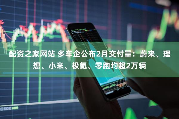 配资之家网站 多车企公布2月交付量：蔚来、理想、小米、极氪、零跑均超2万辆